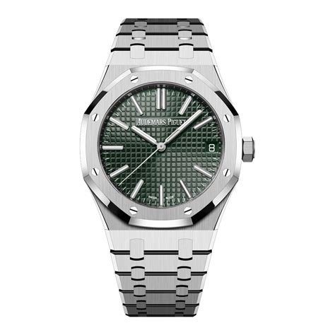 audemars piguet royal oak green dial price|ap royal oak mm price.